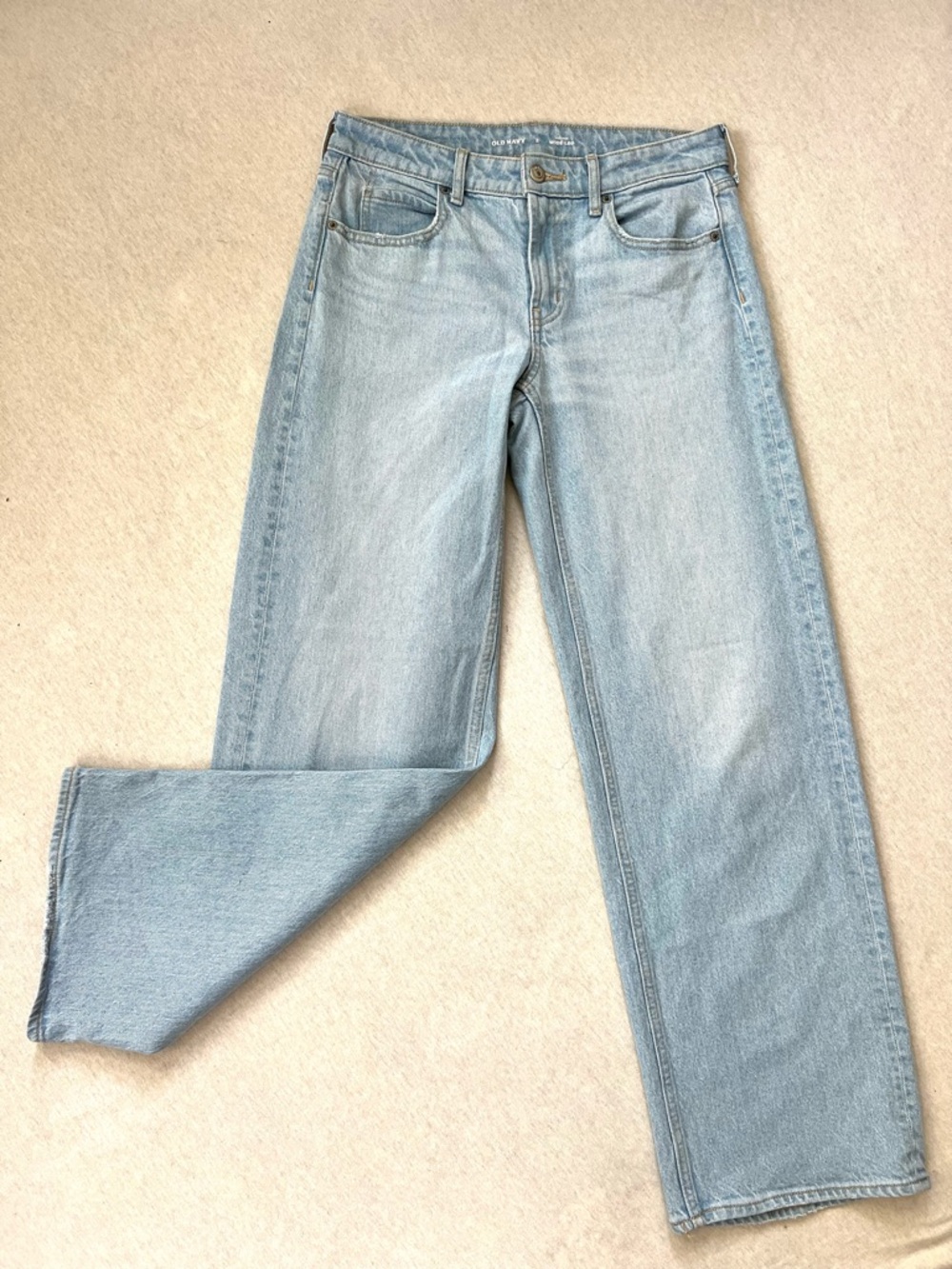 Old Navy Pale Blue Straight-Leg Women’s Jeans